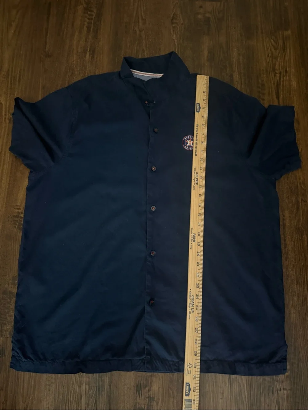 Tommy Bahama MLB Clutch Play Houston Astros Button Down Silk Blue Shirt Men’s XL